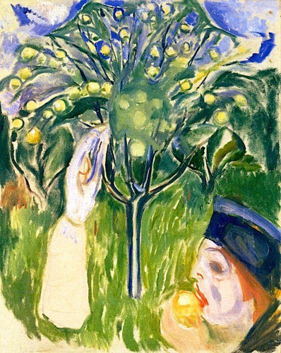Duas mulheres no jardim (Edvard Munch) - Reprodução com Qualidade Museu