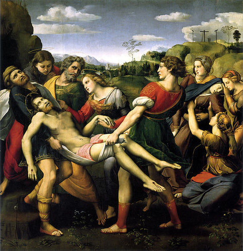 Deposição de Cristo (Rafael) - Reprodução com Qualidade Museu