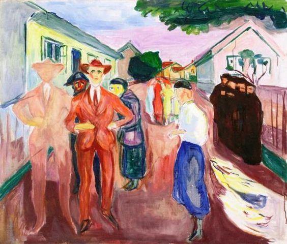 O Fausto Dividido (Edvard Munch) - Reprodução com Qualidade Museu