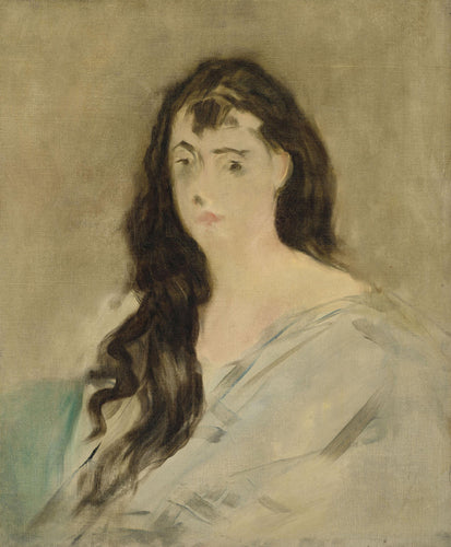 Mulher jovem com cabelo despenteado (Edouard Manet) - Reprodução com Qualidade Museu