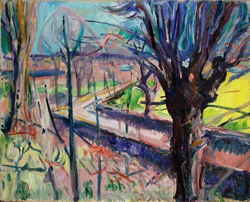 Primavera em Jeloya (Edvard Munch) - Reprodução com Qualidade Museu
