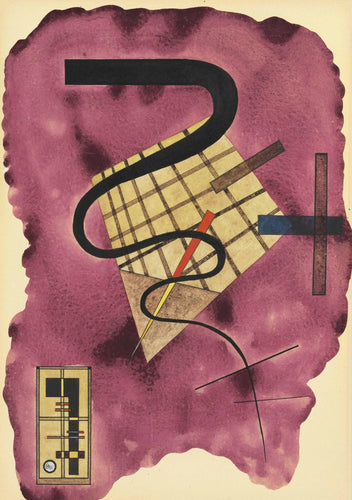 Linha Flutuante (Wassily Kandinsky) - Reprodução com Qualidade Museu