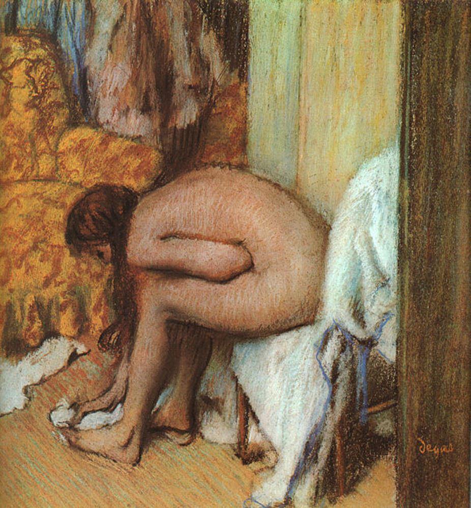 Depois do banho (Edgar Degas) - Reprodução com Qualidade Museu