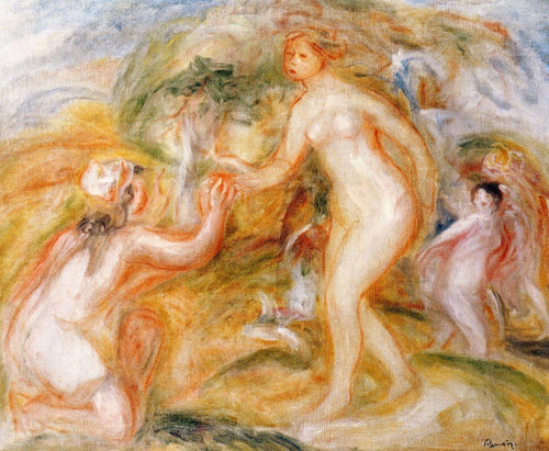 Estudo para o julgamento de Paris (Pierre-Auguste Renoir) - Reprodução com Qualidade Museu