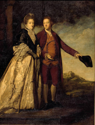 Sir Watkin Williams Wynn, 4º Baronete e sua mãe