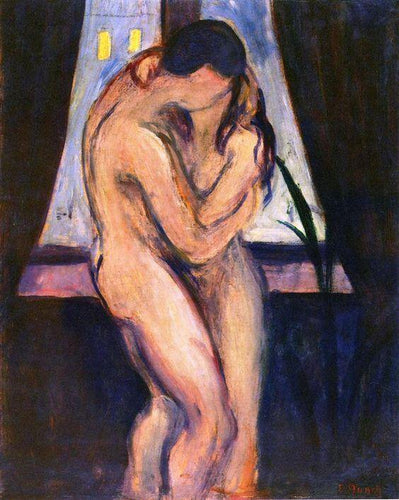 O beijo (Edvard Munch) - Reprodução com Qualidade Museu