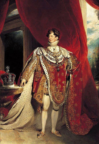 Retrato da coroação do rei Jorge IV