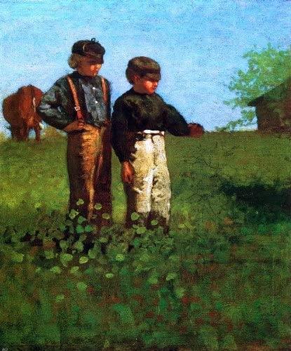 Jovens agricultores (Winslow Homer) - Reprodução com Qualidade Museu