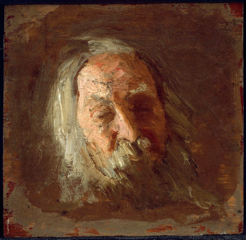 Esboço para o retrato de Walt Whitman (Thomas Eakins) - Reprodução com Qualidade Museu