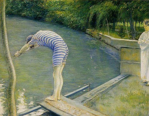 Nadador (Gustave Caillebotte) - Reprodução com Qualidade Museu
