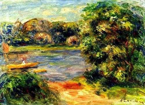 O Barco no Lago (Pierre-Auguste Renoir) - Reprodução com Qualidade Museu