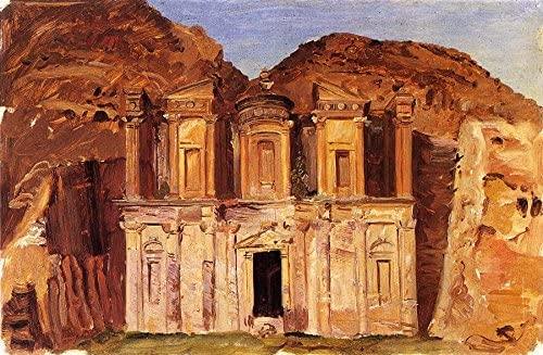 Vista de Ed Deir, Petra, Jordânia (Frederic Edwin Church) - Reprodução com Qualidade Museu