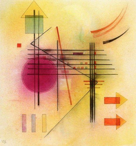 Vibrante (Wassily Kandinsky) - Reprodução com Qualidade Museu