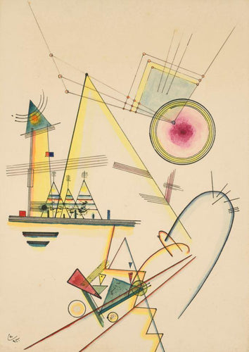 Alma delicada (Wassily Kandinsky) - Reprodução com Qualidade Museu
