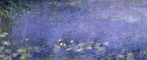 Nenúfares e nuvens (Claude Monet) - Reprodução com Qualidade Museu
