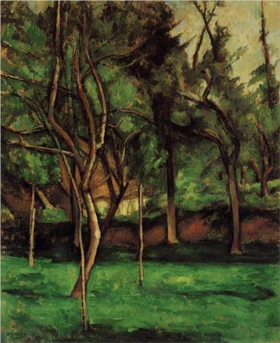 Pomar (Paul Cézanne) - Reprodução com Qualidade Museu