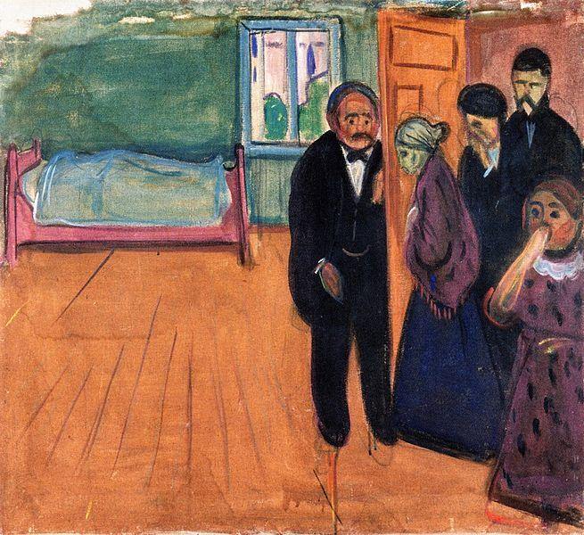 O cheiro da morte (Edvard Munch) - Reprodução com Qualidade Museu