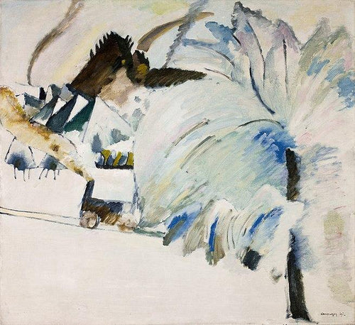 Paisagem de inverno (Wassily Kandinsky) - Reprodução com Qualidade Museu
