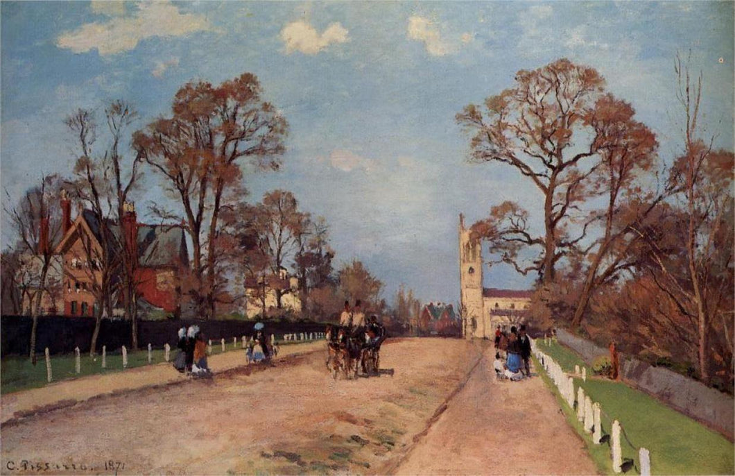 The Avenue, Sydenham (Edgar Degas) - Reprodução com Qualidade Museu