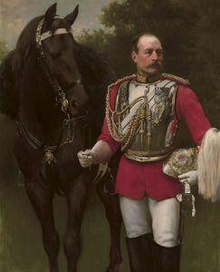 Retrato do Coronel Rowland John Beech (John Collier) - Reprodução com Qualidade Museu