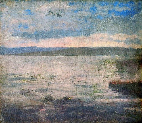 Atmosfera noturna no mar (Edvard Munch) - Reprodução com Qualidade Museu