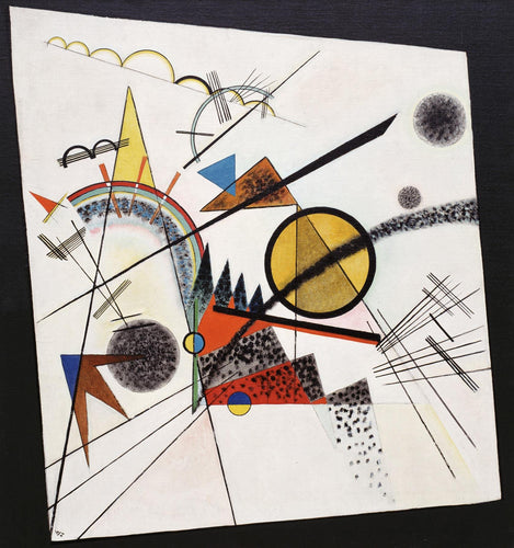 No quadrado preto (Wassily Kandinsky) - Reprodução com Qualidade Museu