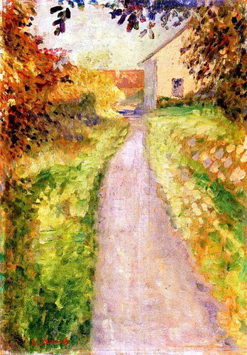Caminho do jardim (Edvard Munch) - Reprodução com Qualidade Museu