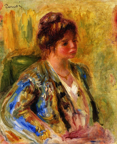 Busto de mulher em traje oriental (Pierre-Auguste Renoir) - Reprodução com Qualidade Museu