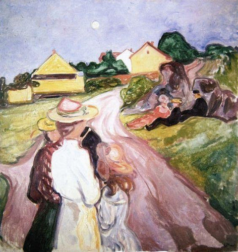 Véspera das noites de verão (Edvard Munch) - Reprodução com Qualidade Museu