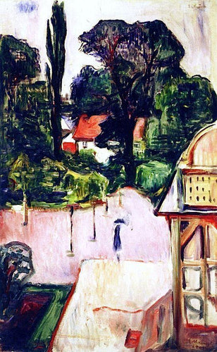 Jardim em Taarbak - Os Solitários (Edvard Munch) - Reprodução com Qualidade Museu