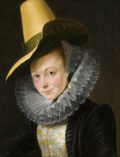 Retrato de Isabella Brandt (Peter Paul Rubens) - Reprodução com Qualidade Museu