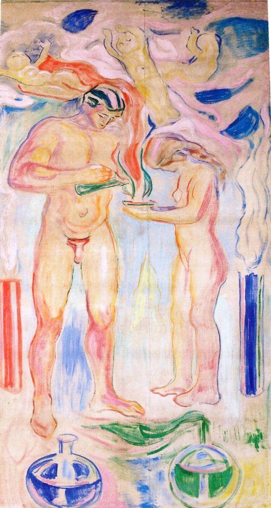 Química (Edvard Munch) - Reprodução com Qualidade Museu