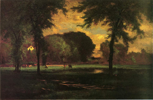 O pasto - George Inness