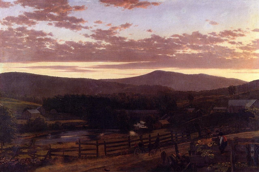 Ira Mountain (Frederic Edwin Church) - Reprodução com Qualidade Museu