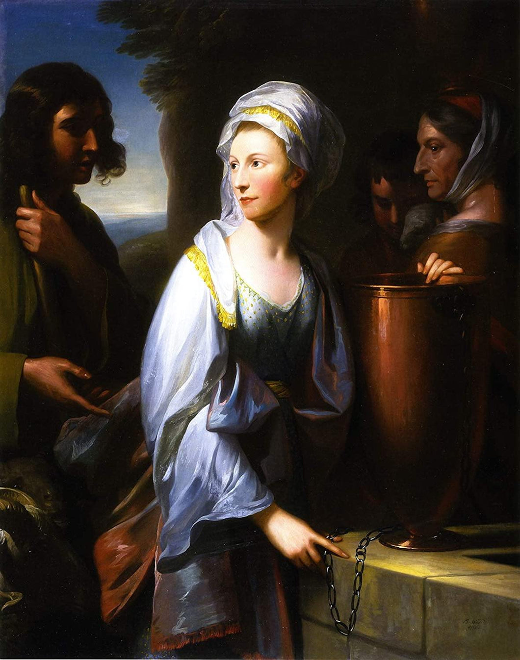 Mary, esposa de Henry Thompson de KIrby Hall, como Rachel At The Well - Replicarte