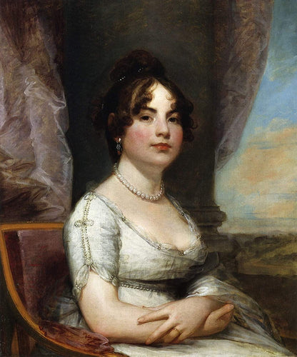 Elizabeth Beltzhoover Mason (Gilbert Stuart) - Reprodução com Qualidade Museu