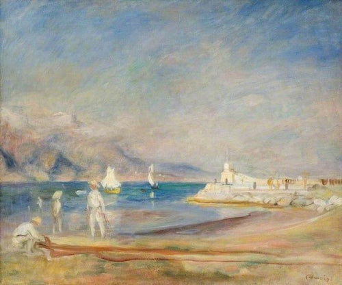 St Tropez, França (Pierre-Auguste Renoir) - Reprodução com Qualidade Museu