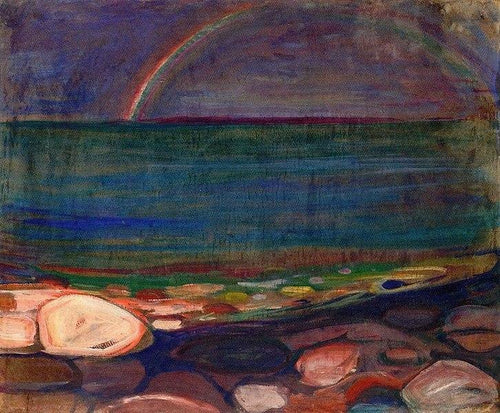 O arco-íris (Edvard Munch) - Reprodução com Qualidade Museu
