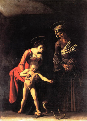 Madonna com a serpente (Caravaggio) - Reprodução com Qualidade Museu