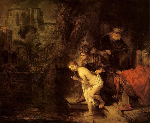 Susanna e os mais velhos (Rembrandt) - Reprodução com Qualidade Museu