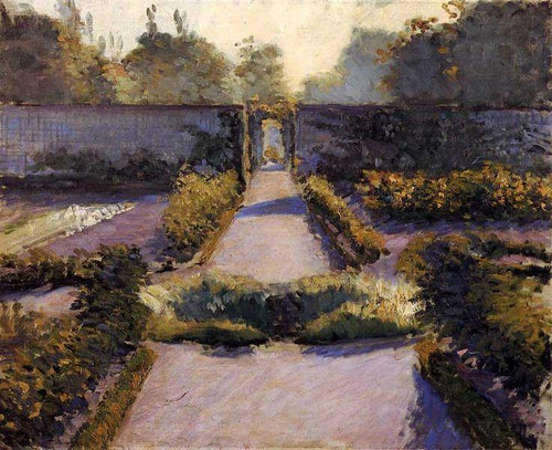 A horta, Yerres (Gustave Caillebotte) - Reprodução com Qualidade Museu