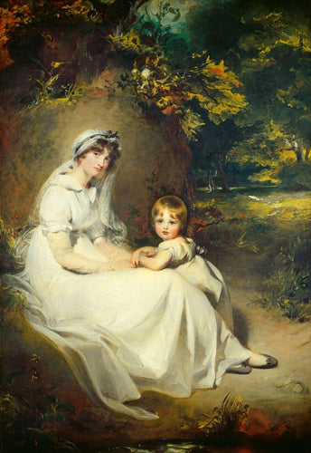 Lady Mary Templeton e seu filho mais velho