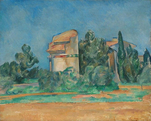 The Pigeon Tower em Bellevue (Paul Cézanne) - Reprodução com Qualidade Museu