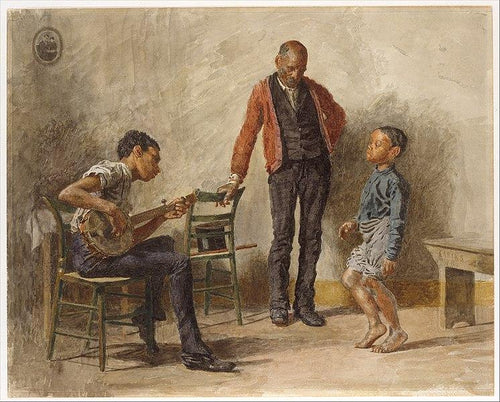 A aula de dança - Menino negro dançando (Thomas Eakins) - Reprodução com Qualidade Museu