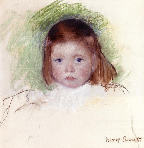 Retrato de Ellen Mary Cassatt (Mary Cassatt) - Reprodução com Qualidade Museu