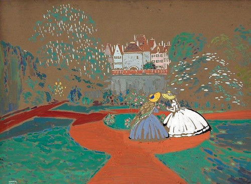 Rosas (Wassily Kandinsky) - Reprodução com Qualidade Museu