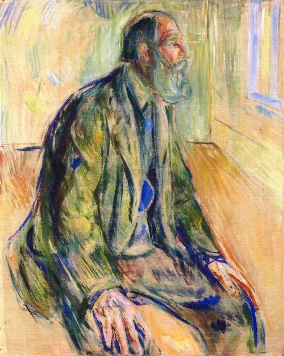 Borre pela janela (Edvard Munch) - Reprodução com Qualidade Museu