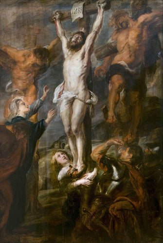 Cristo entre os dois ladrões (Peter Paul Rubens) - Reprodução com Qualidade Museu