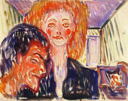 Ódio (Edvard Munch) - Reprodução com Qualidade Museu