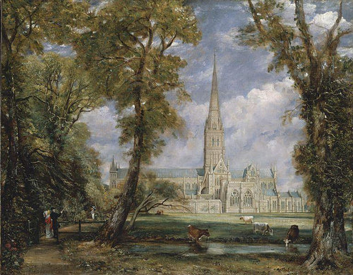 Catedral de Salisbury do Jardim do Bispo